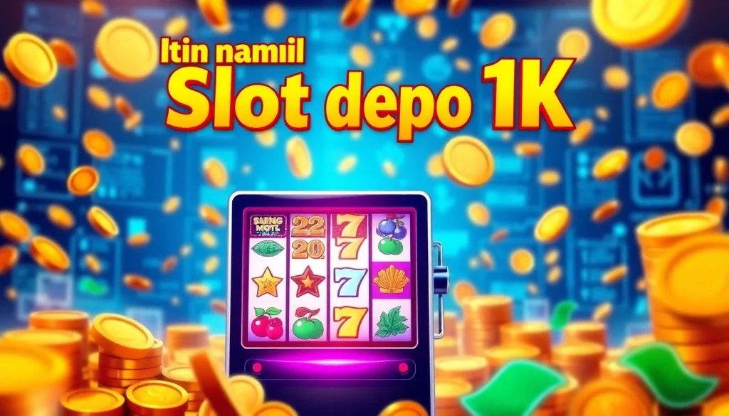 Taruhan menarik dengan slot depo 1k di platform game online terbaru.