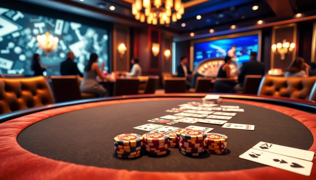 Excited players engaging at the blackjack table, highlighting online gambling at https://33wins.it.com.