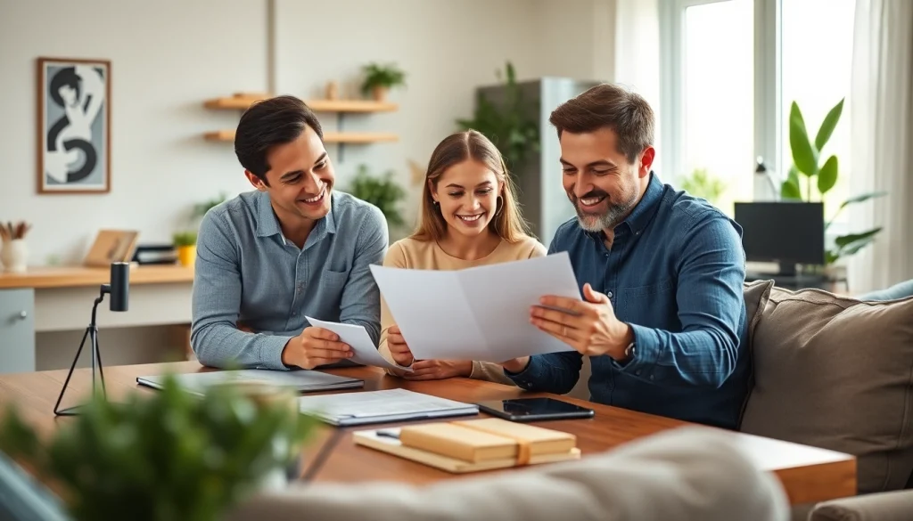 Understanding warranty protection for cars and homes with a family discussing documents at home.