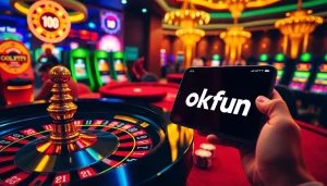 Get ready for an exciting casino experience with okfun showcasing intense gameplay and vibrant gaming elements.
