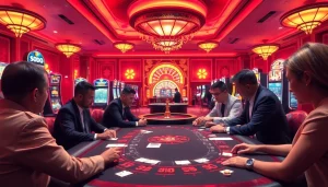 SODO-themed casino featuring vibrant decor and exciting gaming action.