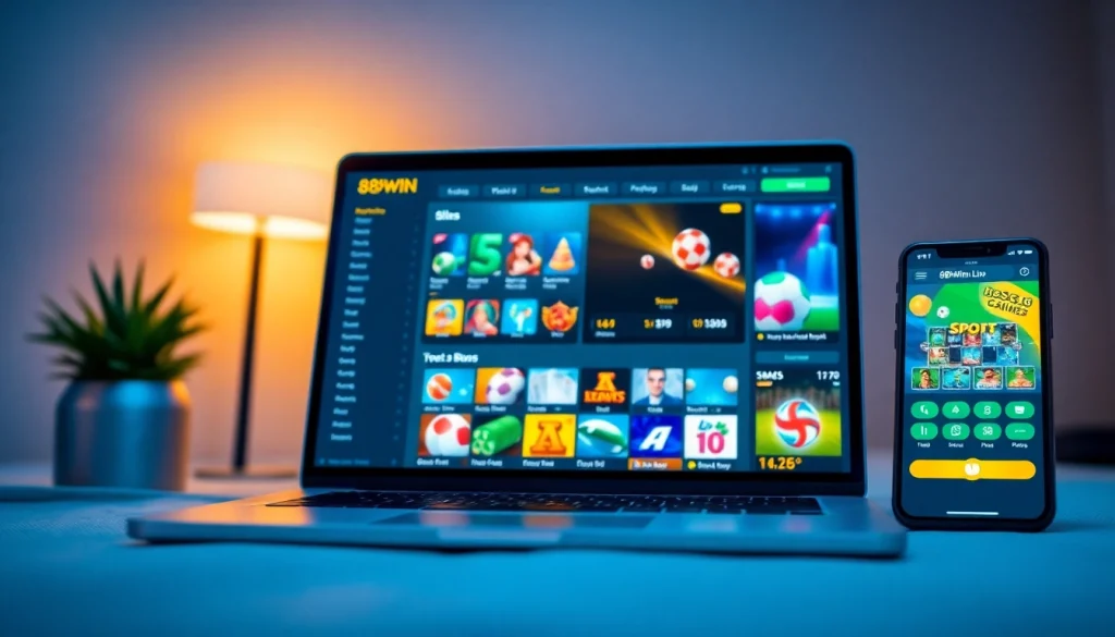 Engaging online gambling experience at 98winwin.live with vibrant game displays.