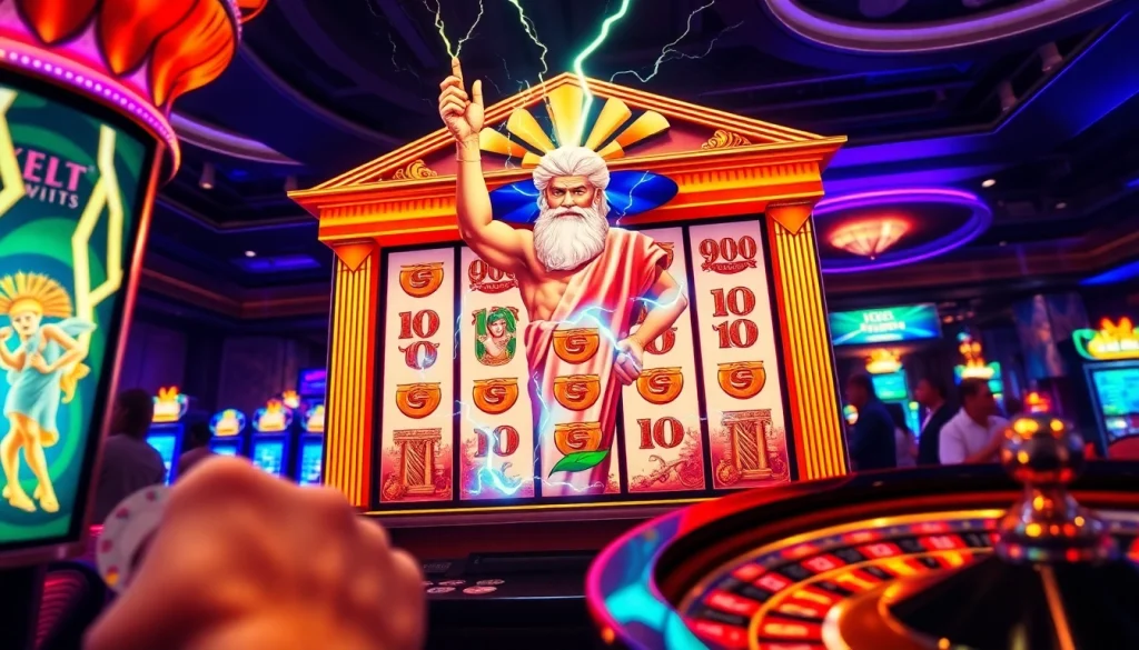 Engage with the thrilling slot zeus machine featuring vibrant Greek mythology elements.