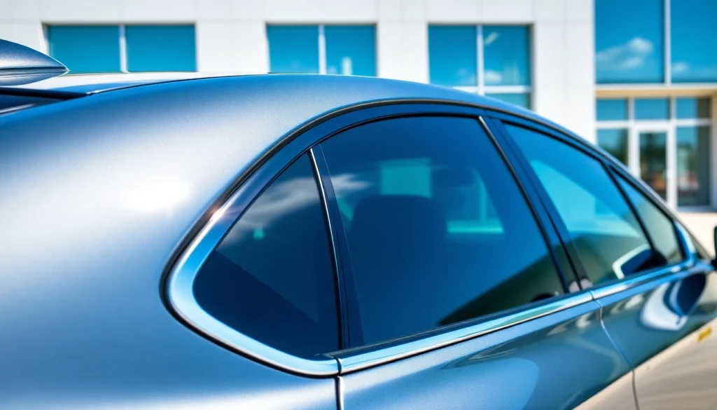 Enhancing vehicle with window tint Chattanooga that reflects sunlight beautifully.