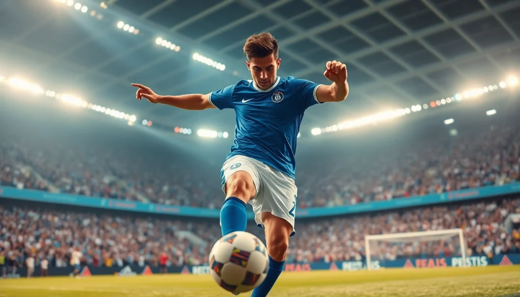 นักฟุตบอลเรอัลมาดริดแสดงฝีมือในการแข่งขันฟุตบอลที่สนาม