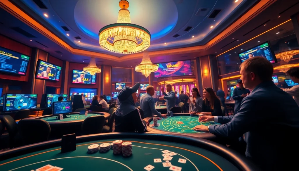 Experience the thrill of online gambling at okvipwin.live with dynamic gaming atmosphere.
