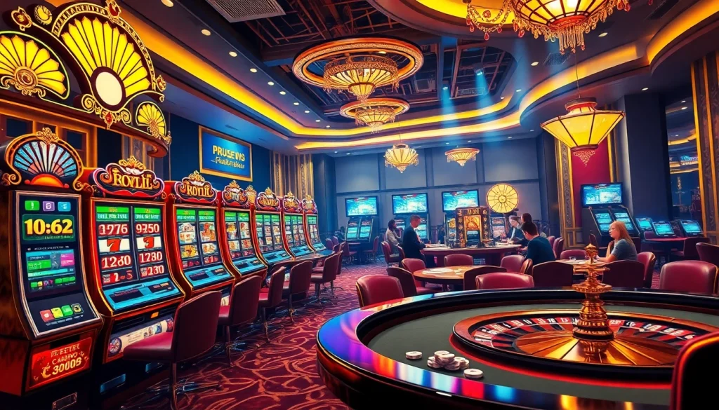 Experience the excitement of RR88 with glamorous casino elements and engaging games.