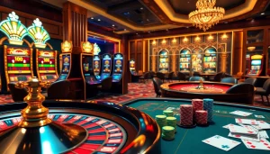 Experience the excitement of gambling at trang chủ 888VND with dazzling casino tables and vibrant slot machines.