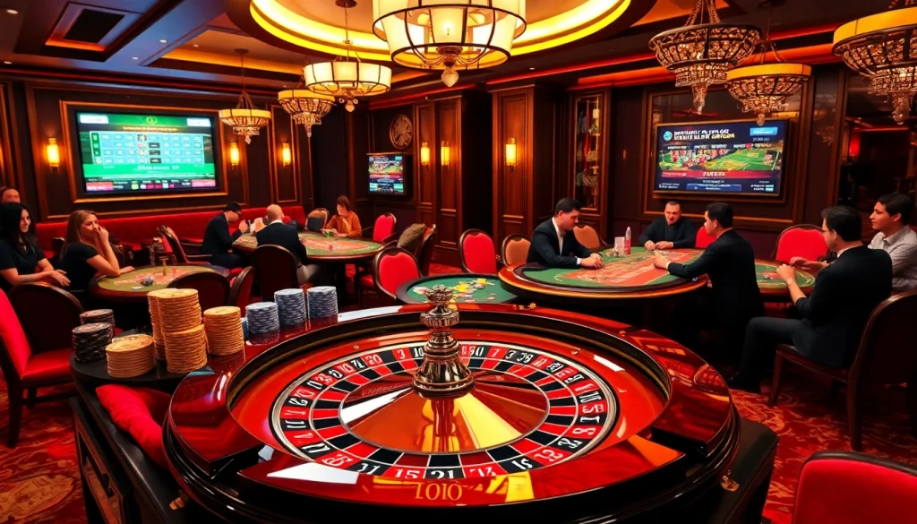 Người chơi tham gia một trò roulette đầy kịch tính tại https://luck8.com với bàn cược sinh động và màn hình cược trực tiếp.