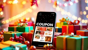 모바일쿠폰을 이용한 선물 준비로 행복한 순간을 즐기는 이미지