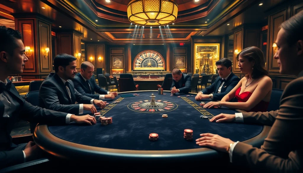 Experience excitement at https://99wincasino.com/ with a high-stakes poker game scene.
