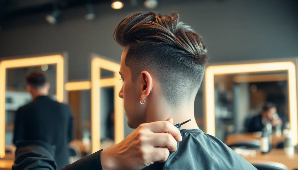 Frizer Craiova oferind o coafură elegantă într-un salon modern și primitor.