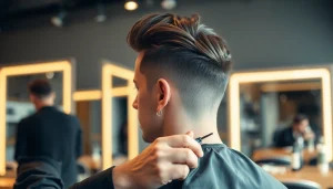 Frizer Craiova oferind o coafură elegantă într-un salon modern și primitor.