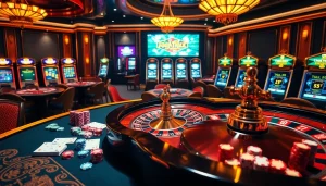 Experience the excitement of soi cầu lô kép with vibrant casino visuals showcasing betting action.