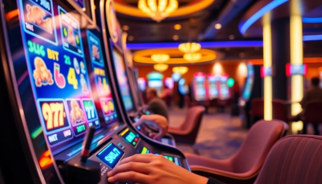 Speel spannende spellen op https://casinodaily.nl in een moderne casino setting.