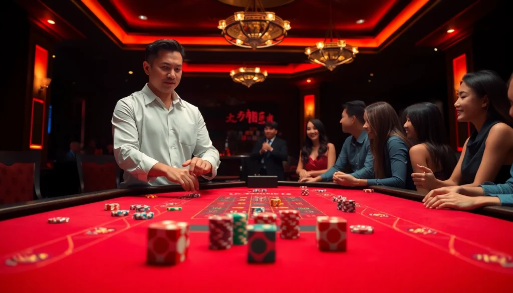 Players engaging in thrilling Tài Xỉu games at https://taixiumd5.fan/, showcasing high-stakes excitement.