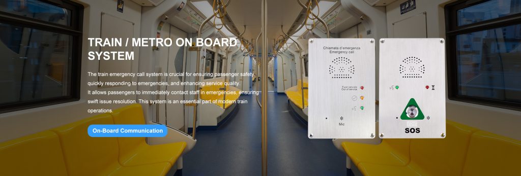 Subway carriage communication system