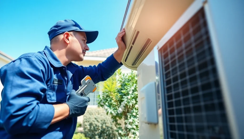 Expert technician providing heating and cooling services directly, ensuring optimal home performance.