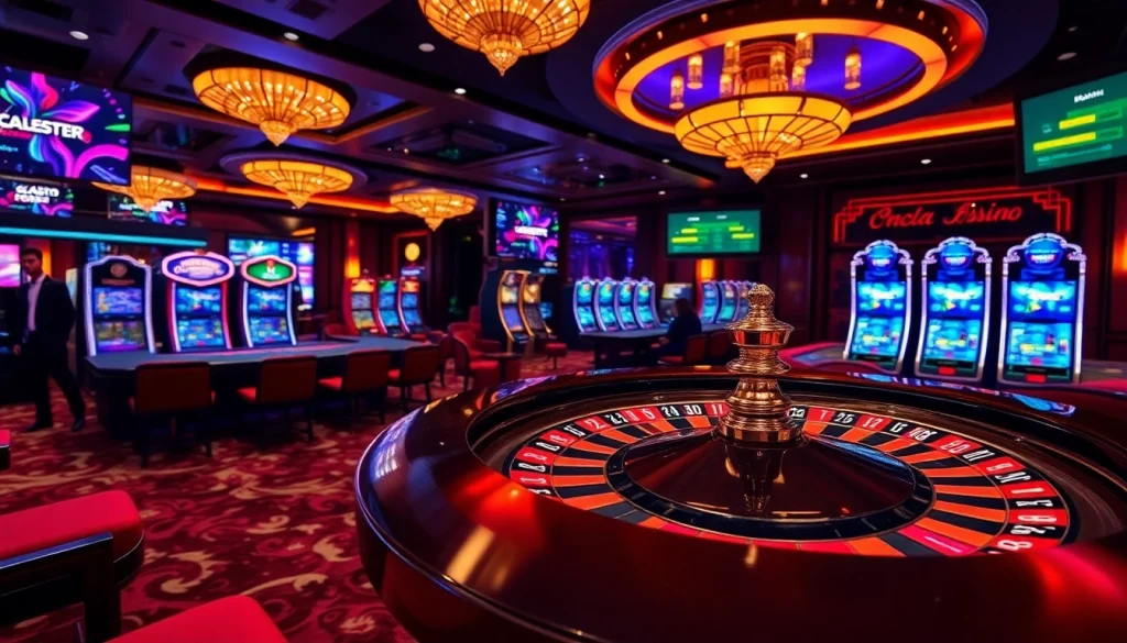 Experience the thrill of high-stakes gambling at C 168 casino with vibrant tables and technology.