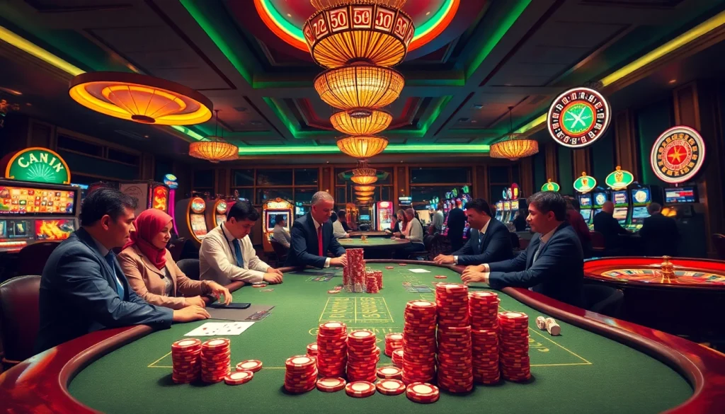 Experience the thrill of high-stakes gambling at Hay88 with engaging casino action and vibrant energy.