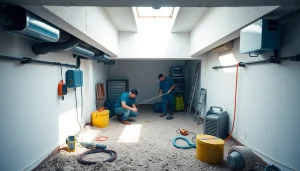 Crawl Space Restoration by professionals ensuring a clean and efficient space.