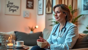 Counselling Services delivered in a welcoming therapy setting with a friendly therapist.