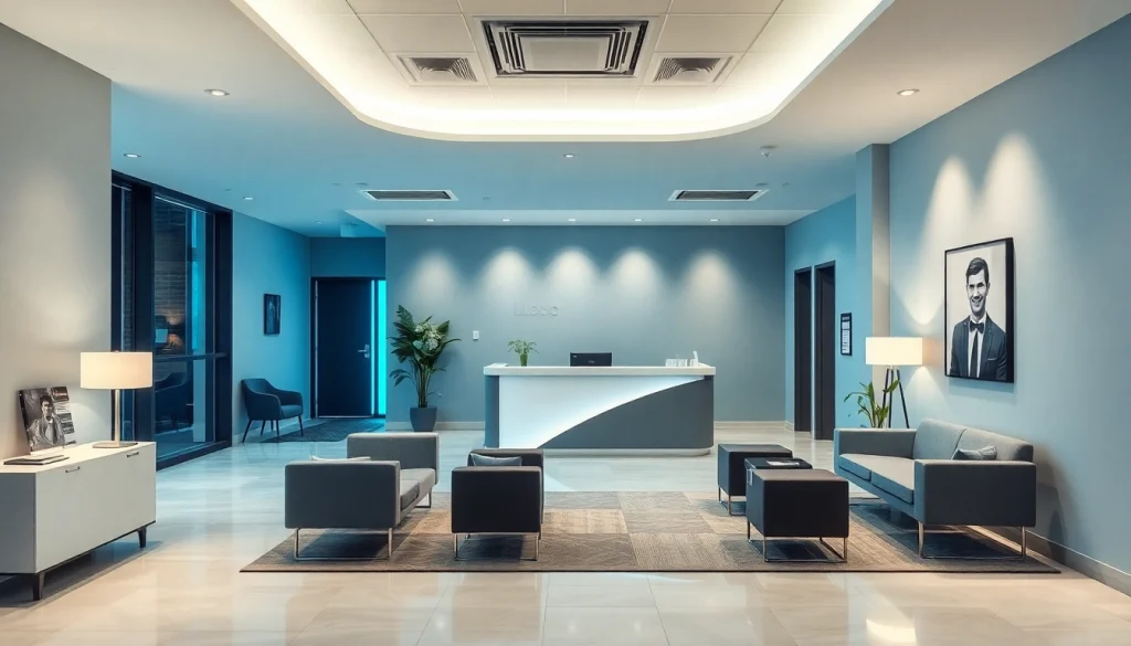 口コミと評判を示すメンズライフクリニックの受付エリア