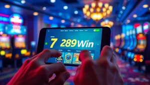 Engaging online gaming interface of 789winn.clothing on a mobile device.