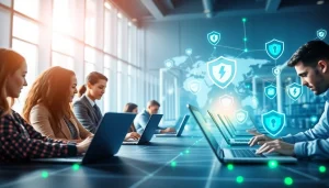 快连 VPN 展示在现代数字环境中跨设备的无缝连接。