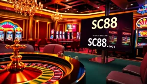 Players enjoying card games at a casino table connected to https://sc88seo.com/ creating an exciting gambling atmosphere.