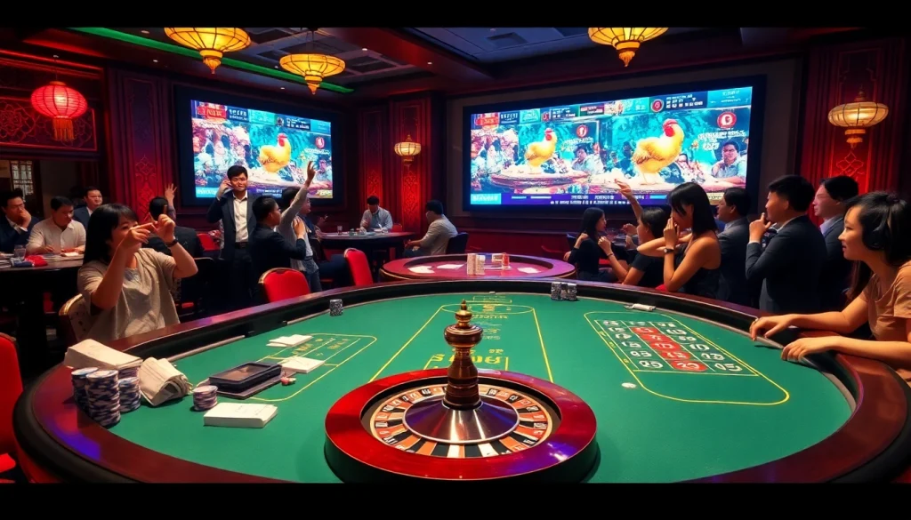 Experience the thrilling đá gà thomo 67 in high-stakes casino action with passionate betting enthusiasts.