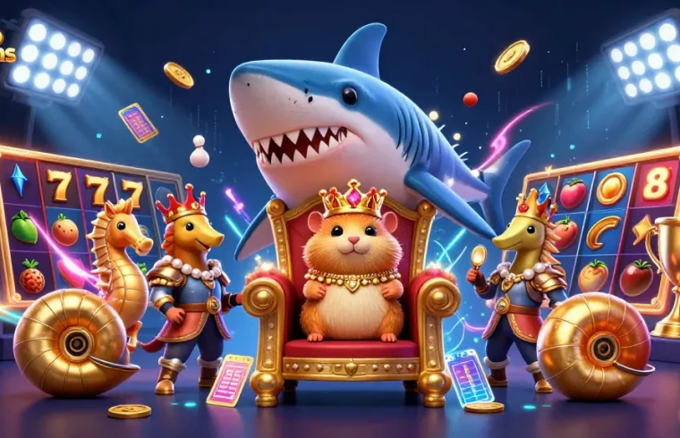 Vinci attraversando i giochi in casino non AAMS sicuri e vivi come un re, circondato da creature fantastiche.